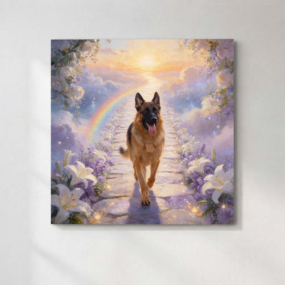 Personalized Rainbow Bridge Pet Canvas | Forever by Your Side