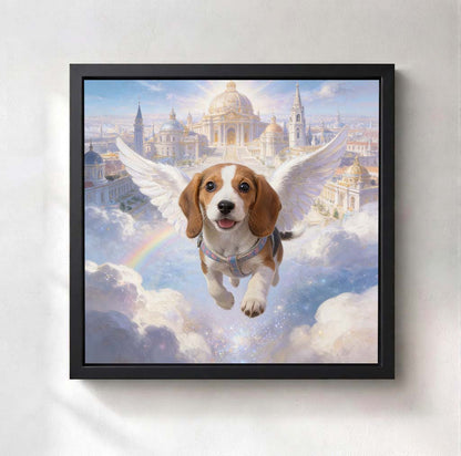 Personalized Rainbow Bridge Pet Canvas | Forever by Your Side